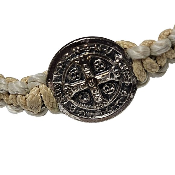 My Saint My Hero Inspirational Blessed Woven Cord Bracelet Spiritual Religious - Picture 2 of 6